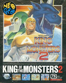 King of Monsters 2 II SNK NEO GEO NG AES Japan KING OF THE MONSTERS