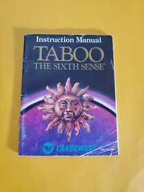 Taboo The Sixth Sense NES MANUAL ONLY Nintendo