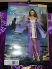 HALLOWEEN COSTUME Enchanting Maiden Princess Women L10-12 Purple Dress Headpiece