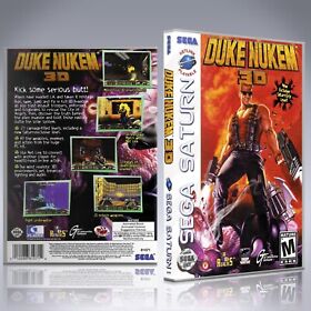 Sega Saturn Custom Case - NO GAME - Duke Nukem 3D