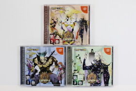 Lot of 3 Eldorado Gate Vol. 1 2 3 SEGA Dreamcast DC Japan Import US Seller READ
