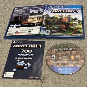 Minecraft (Sony PlayStation 4, 2019) PS4 w/ Insert