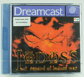 Sega Dreamcast *Record of Lodoss War Promotional Copy* Neu / New / Sealed