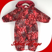 NWT HANNA ANDERSSON BABY PUFFER SNOWSUIT LITTLE ONES MACARON PINK 80 10-24 M