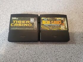 Lot of Williams Arcade Classics + Tiger Casino Cartridge Tiger Game.com Handheld