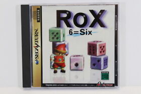 Rox 6=Six SEGA Saturn SS Japan Import US Seller G334