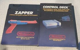 NES Nintendo Control Deck System Consola y Zapper Manual Instrucciones SOLAMENTE