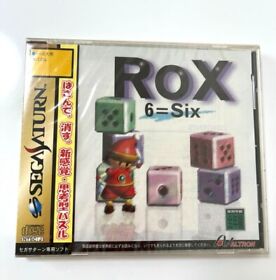 SEGA SATURN ROX Puzzle Video game software Japanese ver. Everyone game NEW
