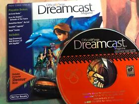 Sega Dreamcast Magazine Nov 2000 Vol 8 Demo Disc | Tested Clean w/ Sleeve