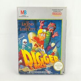 The Legend Of The Lost City Digger T Rock NES Nintendo Boxed PAL