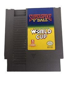 Used RETRO - NES Game - Super Spike V Ball and World Cup - TESTED / VERIFIED 