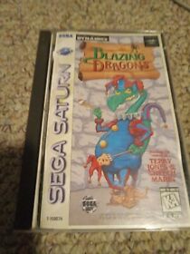 Blazing Dragons Sega Saturn (CIB / Good Condition) (A12)