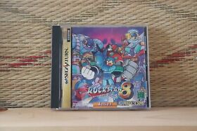 Rockman 8 Metal Heros Sega Saturn SS Japan Very Good Condition!