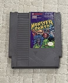 Nintendo NES Monster Party Cartridge Only Tested & Working