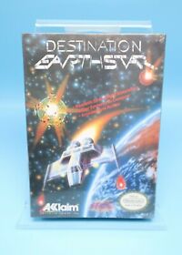 NEW & FACTORY SEALED NES Nintendo Game - DESTINATION EARTHSTAR -Authentic H-Seam