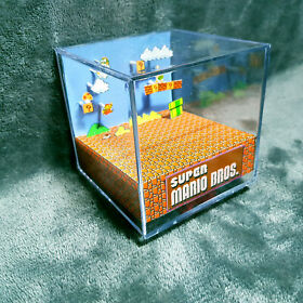 Super Mario Bros. 3D Cube Handmade Diorama - NES Classic - Fanart