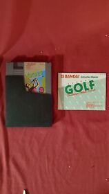 Bandai Golf Challenge Pebble Beach NES and Manual Tested Works