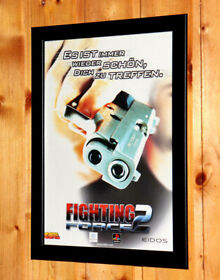 Fighting Force 2 Rare Small Poster / Vintage Ad Page Framed PS1 Dreamcast 