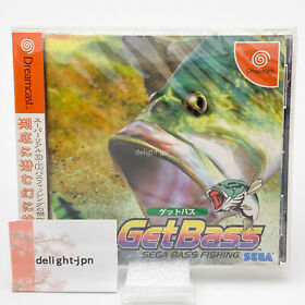 Get Bass Bass Fishing Simulation Sega Dreamcast Japan Import Factory Sealed