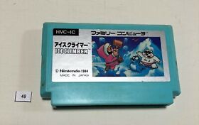 Famicom Family Computer Ice Climber USED Untesed Compatible W/Japanese Console
