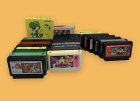 AL POR MAYOR Japón NES Famicom Lote de Videojuegos Nintendo Mario DQ FF etc.