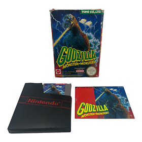 Godzilla Monster of Monsters Nintendo NES CIB Boxed PAL