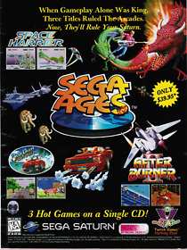 Working Designs Sega Ages  Sega Saturn Game Print Ads / Poster Promo Art