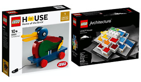 TWO Exclusive sets - 40501 & 21037 from LEGO House Billund