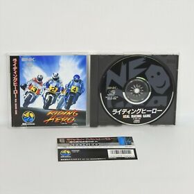 Neo Geo CD RIDING HERO Spine * 3116 nc