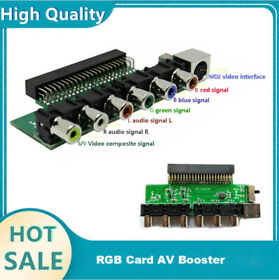 NEC PCE PC engine grafx Console RGB Card AV Booster RGBS signal output AAU
