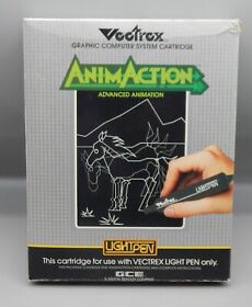 VECTREX original vintage ANIMACTION cart box manual tray GCE 1983 game CIB RARE