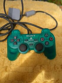 Authentic OEM PlayStation 1 PS1 PSone Emerald Green Controller Genuine Tested