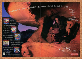1994 Virtual Boy Console Original Advertisement / Retro Wall Art v1