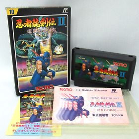 Ninja Ryukenden II  Ninja gaiden 2 w/ Box and Manual [Famicom Japanese ver.]