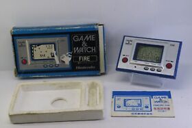 Nintendo Game & Watch Silver Fire RC-04 Made in Japan 1980 Great Condition #6