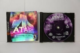 Sega Dreamcast Atari Anniversary Edition Disc & Manual Only Tested Works READ.