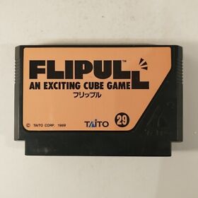 Flipull An Exciting Cube Game (Nintendo Famicom FC NES, 1989) Japan Import