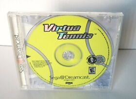 Virtua Tennis (Sega Dreamcast) Good Disc Game & Case Arcade Sports Tested