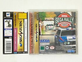 Sega Rally Championship 1995 w/ Spine card Sega Saturn SS Racing