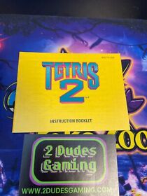 D3 Tetris 2 (Nintendo NES) Booklet Manual Only