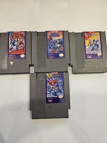 Mega Man 5  Mega Man 4 Mega Man 3  Mega Man 2 Bundle  Nintendo NES Tested 