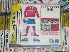 J-League Sakatsuku 2 Pro Soccer Club (1997) New Factory Sealed Japan Saturn Game