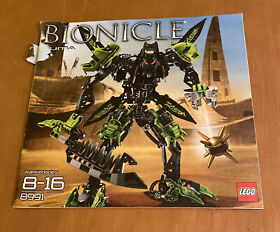 Lego Bionicle Tuma 8991 Instruction Manual Only- No Pieces