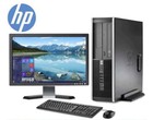 HP Elite Desktop Computer Bundle 1TB 8GB Intel Core Duo LCD Monitor Windows 10