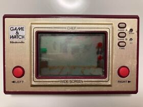 Nintendo Chef Game Watch Tested and works well