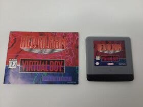 Red Alarm Nintendo Virtual Boy (w/ Manual + Dust Cover) TESTED WORKING