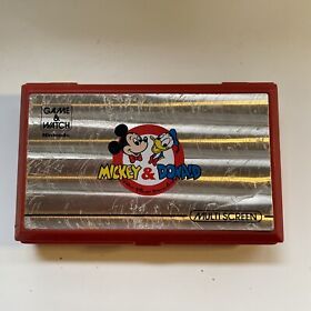 Nintendo Game & Watch Mickey & Donald DM-53 Case, Board  - PARTS #1