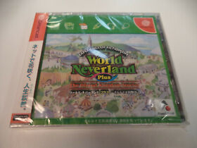 WORLD NEVERLAND PLUS Sega Dreamcast jp import BRAND NEW