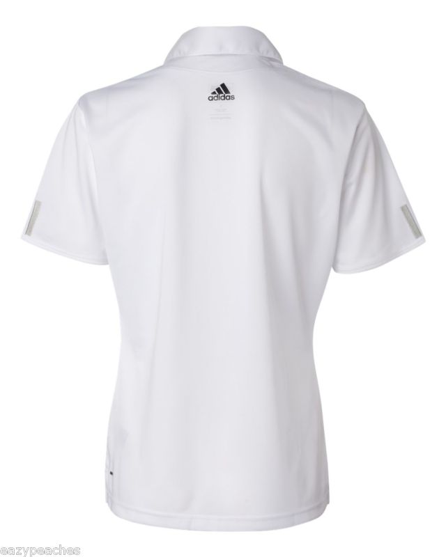ADIDAS GOLF NEW SIZE S2XL Climalite Ladies 3Stripe Womens Polo Sport