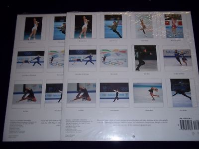 1999 OLYMPIC FIGURE SKATING CALENDAR LOT 2 - O 1114